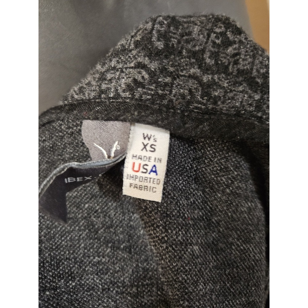 Ibex Juliet Merino Wool Full Zip Cardigan Women's XS Wicking Outdoor Base Layer - Picture 6 of 6